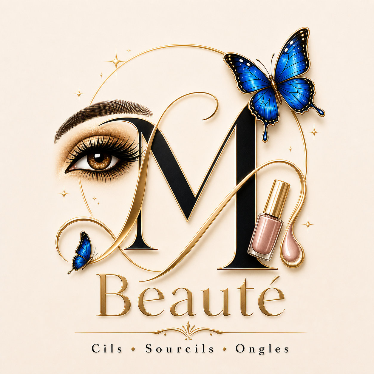 M Beauté logo